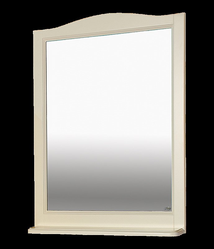 Зеркало Misty Лувр 75x100 слоновая кость в ванную от интернет-магазине сантехники Sanbest
