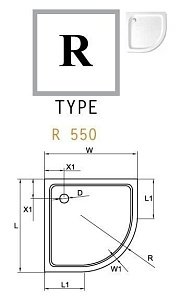 Душевой поддон Cezares Tray A-R 90x90 купить в интернет-магазине Sanbest