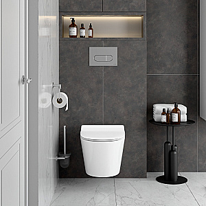 Унитаз подвесной VitrA M50 8302B003-6404 VortexFlush безободковый, смыв торнадо, с крышкой микролифт, белый купить в интернет-магазине Sanbest