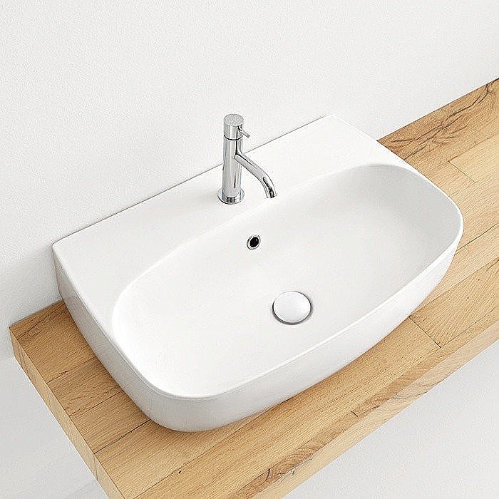 Раковина Kerasan Nolita 60 534101*1 белая купить в интернет-магазине Sanbest