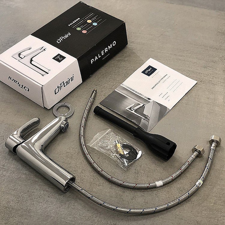 Смеситель для раковины PAINI Palermo PACR205KM хром купить в интернет-магазине сантехники Sanbest