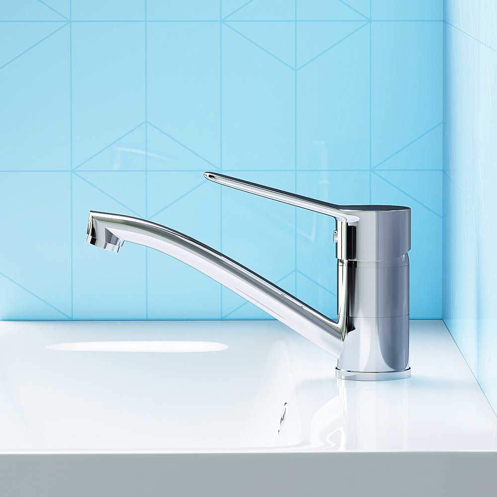 Смеситель для раковины Dorff Optima D2021001 хром купить в интернет-магазине сантехники Sanbest