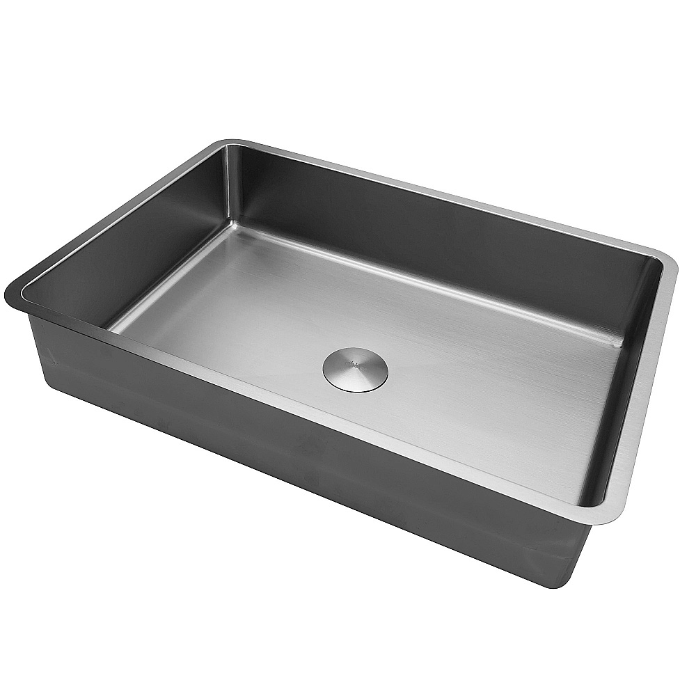 Раковина врезная снизу ABBER Wasser Kreis 52 AF2402SP сатин купить в интернет-магазине Sanbest