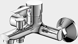 Смеситель для ванны Agger Punctual A1610000 хром купить в интернет-магазине сантехники Sanbest