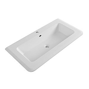 Тумба с раковиной Cezares IDRA 98 55804+50264 Bianco opaco для ванной в интернет-магазине Sanbest