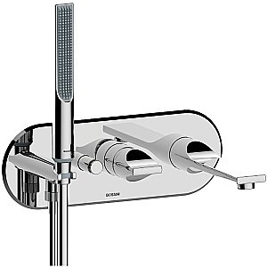 Смеситель для ванны Bossini Apice Z00555.030 хром купить в интернет-магазине сантехники Sanbest