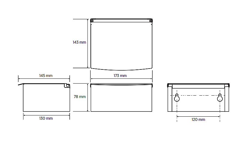 Салфетница Bemeta Hotel 101003225 нержавеющая сталь матовая купить в интернет-магазине сантехники Sanbest