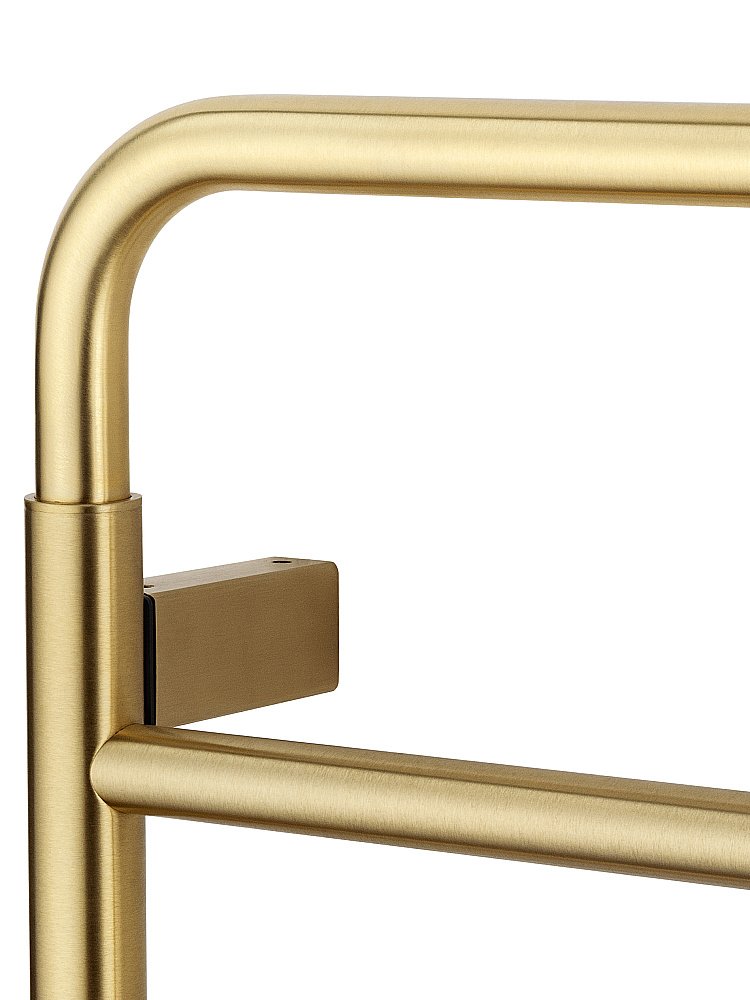 Полотенцесушитель электрический WONZON & WOGHAND WISMAR, Брашированное золото (WW-AL201-BG) купить в интернет-магазине сантехники Sanbest