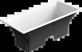 Ванна BAS Мадрид ва00008 170x80 черная купить в интернет-магазине Sanbest