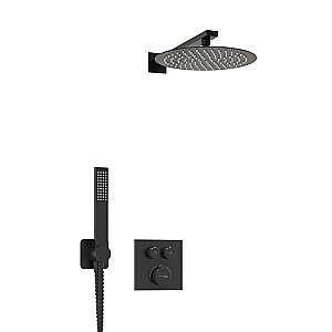 Душевая система WasserKRAFT Elbe A7448.219.258.302.240.218 Thermo черный Soft-touch купить в интернет-магазине сантехники Sanbest