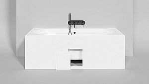 Ванна Salini Ornella AXIS S-Sense 180x80 103411M белая матовая купить в интернет-магазине Sanbest