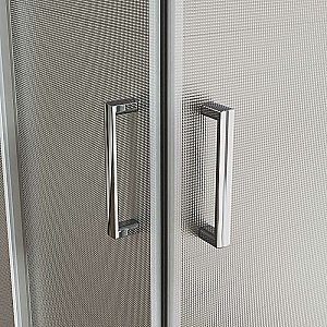 Душевой уголок Vincea City VSS-5CT900MT 90x90 стекло текстурное/профиль хром купить в интернет-магазине Sanbest