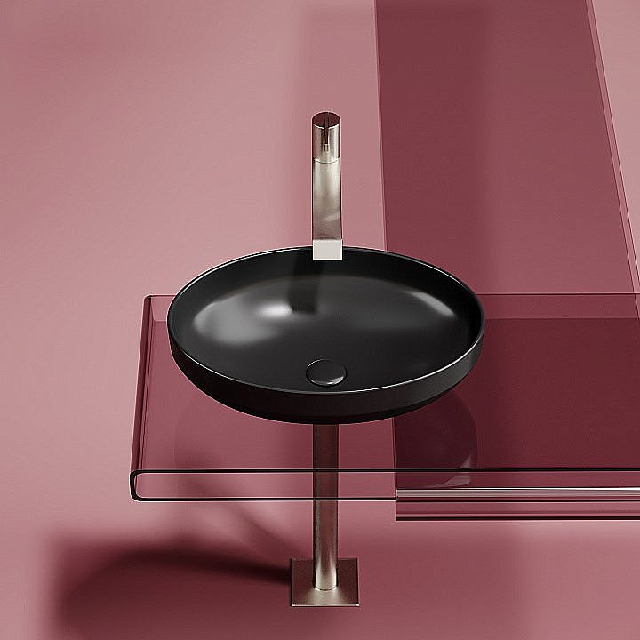 Раковина Ceramica Nova Element 50 CN6056MB черная матовая купить в интернет-магазине Sanbest