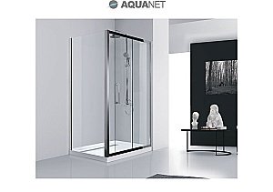 Душевой уголок Aquanet Delta NPE1131 120x80 стекло прозрачное/профиль хром купить в интернет-магазине Sanbest