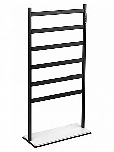 Полотенцесушитель электрический напольный WONZON & WOGHAND ESSEN, Черный матовый (WW-A406-MB) купить в интернет-магазине сантехники Sanbest