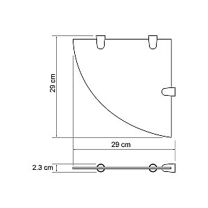 Полка WasserKRAFT K-533GUN METAL оружейная сталь купить в интернет-магазине сантехники Sanbest