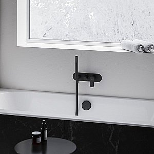 Смеситель для душа Ravak Eleganta X070300 черный матовый купить в интернет-магазине сантехники Sanbest