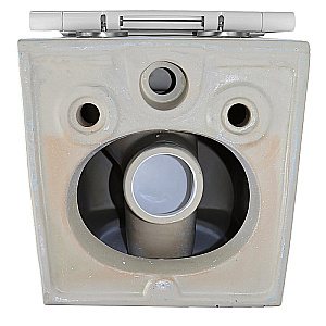 Унитаз подвесной Azario Cascad AZ-2303-A белый, безободковый, с крышкой микролифт, слив торнадо купить в интернет-магазине Sanbest