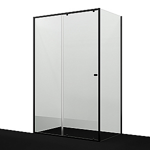 Душевой уголок WasserKraft Dill 61S34 130х100 стекло прозрачное/профиль черный матовый купить в интернет-магазине Sanbest