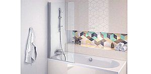 Шторка для ванны Excellent 900 73 хром купить в интернет-магазине Sanbest