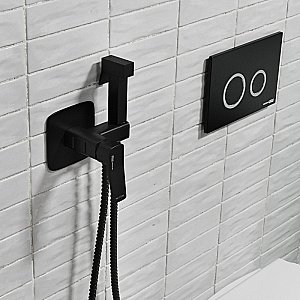 Гигиенический душ WasserKRAFT Nuthe 9138 черный матовый купить в интернет-магазине сантехники Sanbest