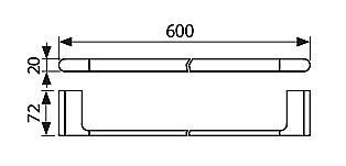Полотенцедержатель Kaiser KH-2707 хром купить в интернет-магазине сантехники Sanbest