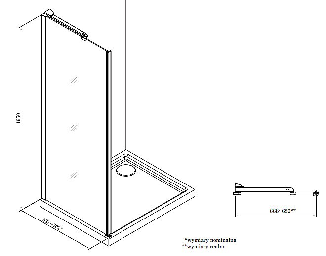 Душевой уголок Roca Metropolis 120х70 хром купить в интернет-магазине Sanbest