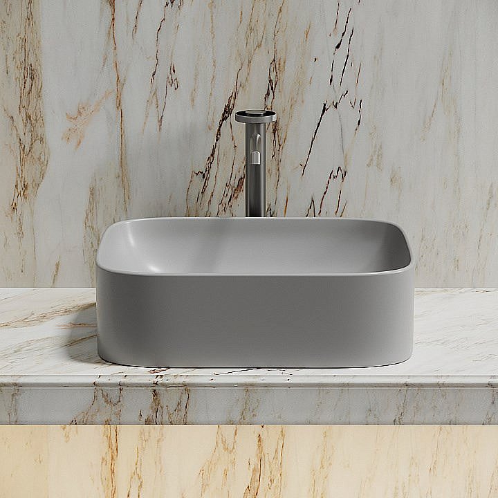 Раковина Ceramica Nova Element 50 CN6052MSG серая матовая купить в интернет-магазине Sanbest