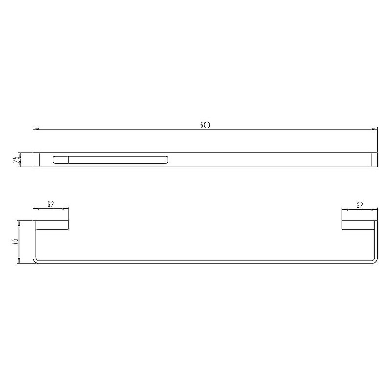 Полотенцедержатель Boheme Q 10942-B черный купить в интернет-магазине сантехники Sanbest