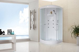 Душевая кабина Royal Bath RB90HK2-M 90x90 профиль белый/стекло матовое купить в интернет-магазине Sanbest