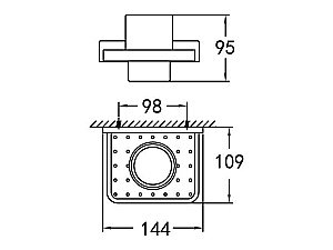 Стакан с держателем Cezares Maxima AM-F-8920 купить в интернет-магазине сантехники Sanbest