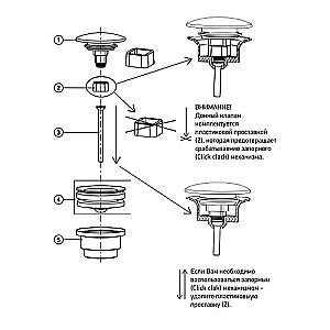 Донный клапан Paini 53F3945ETSR старая бронза купить в интернет-магазине сантехники Sanbest