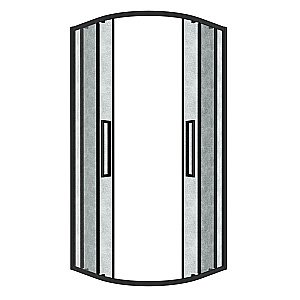 Душевой уголок Grossman Cosmo 301.K33.02.8080.21.02 80x80 стекло шиншилла/профиль черный матовый купить в интернет-магазине Sanbest
