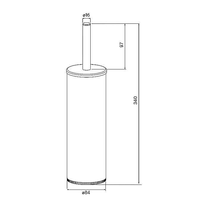 Ершик для туалета Iddis Optima Home BRUWT0i47 купить в интернет-магазине сантехники Sanbest