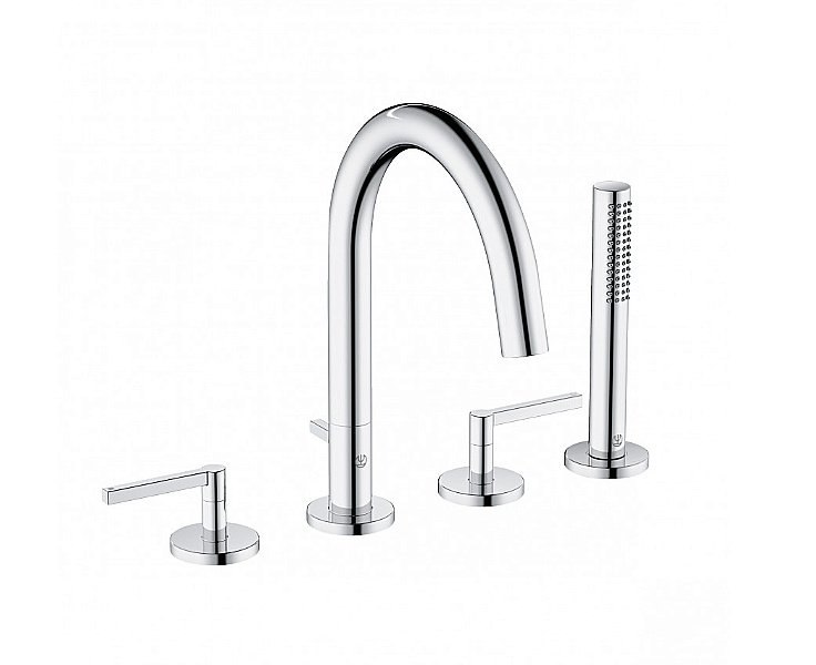 Смеситель для ванны Kludi Nova Fonte 204250515 хром купить в интернет-магазине сантехники Sanbest