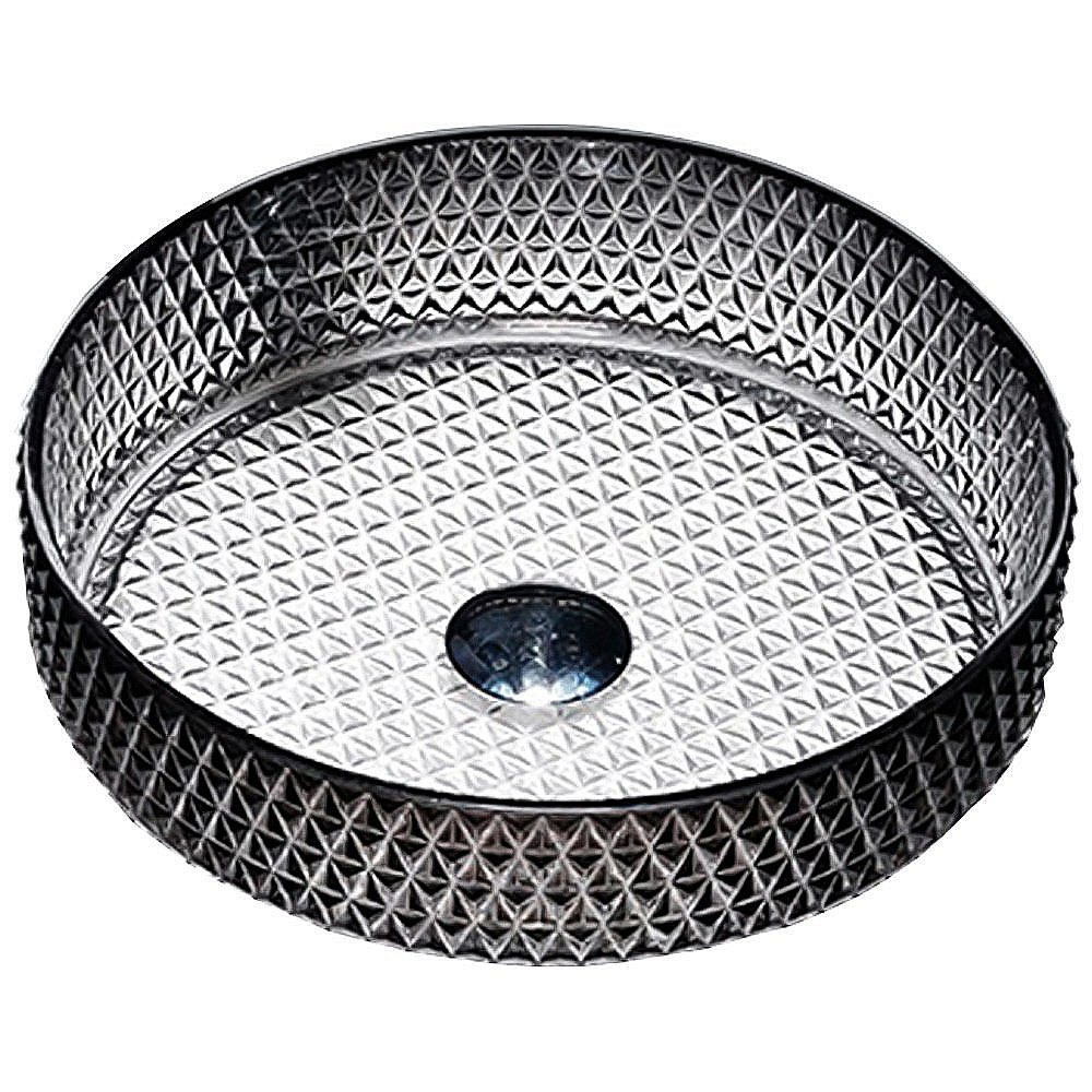 Раковина накладная CeramaLux NC 36 GL10 прозрачная купить в интернет-магазине Sanbest