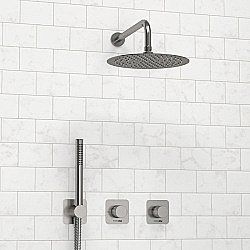 Душевая система WasserKRAFT Tauber 6400 SET2833 никель купить в интернет-магазине сантехники Sanbest