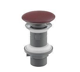 Донный клапан ISVEA Complementaries 38TP0169I бордовый матовый купить в интернет-магазине сантехники Sanbest