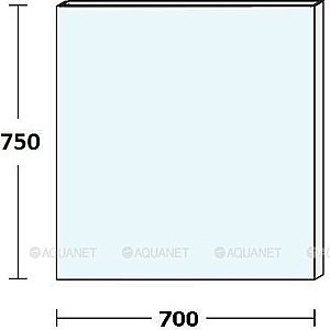Зеркало LED De Aqua СИТИ 198554 70x75 в ванную от интернет-магазине сантехники Sanbest