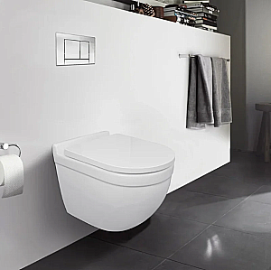 Унитаз подвесной Azario Fora AZ-0017 E-R белый, безободковый, с крышкой микролифт купить в интернет-магазине Sanbest