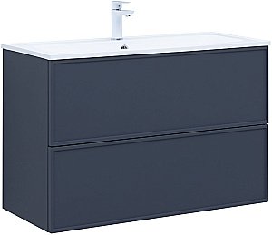 Тумба с раковиной Aquanet Арт 313267 100 маренго для ванной в интернет-магазине Sanbest