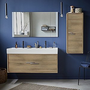 Тумба с раковиной Jacob Delafon VIVIENNE 120 дуб Давос натуральный для ванной в интернет-магазине Sanbest