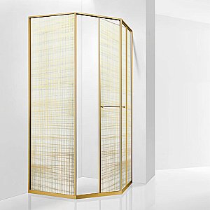 Душевой уголок RGW Stilvoll SV-82-Gb 80х120 стекло золотая вуаль/профиль золото купить в интернет-магазине Sanbest