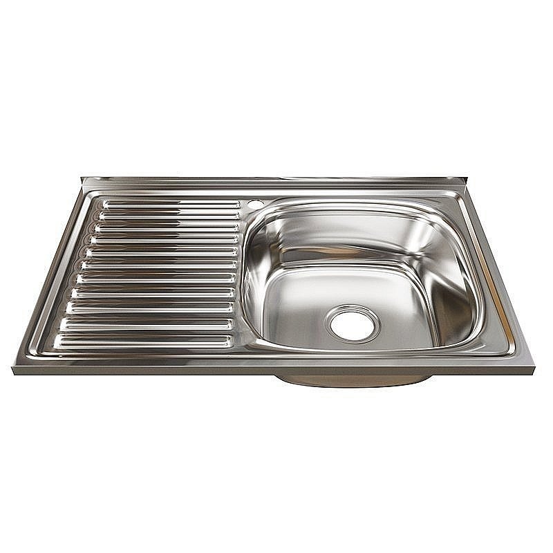 Мойка кухонная MIXLINE ML 528178 хром купить в интернет-магазине сантехники Sanbest