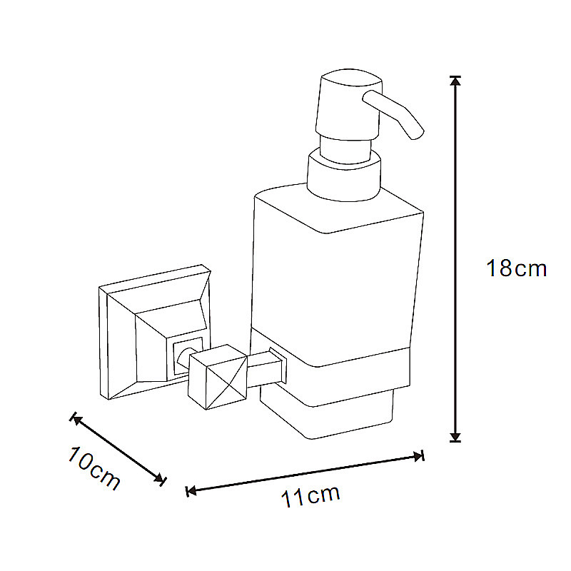 Диспенсер Azario ALTRE AZ-96012B черный матовый купить в интернет-магазине сантехники Sanbest