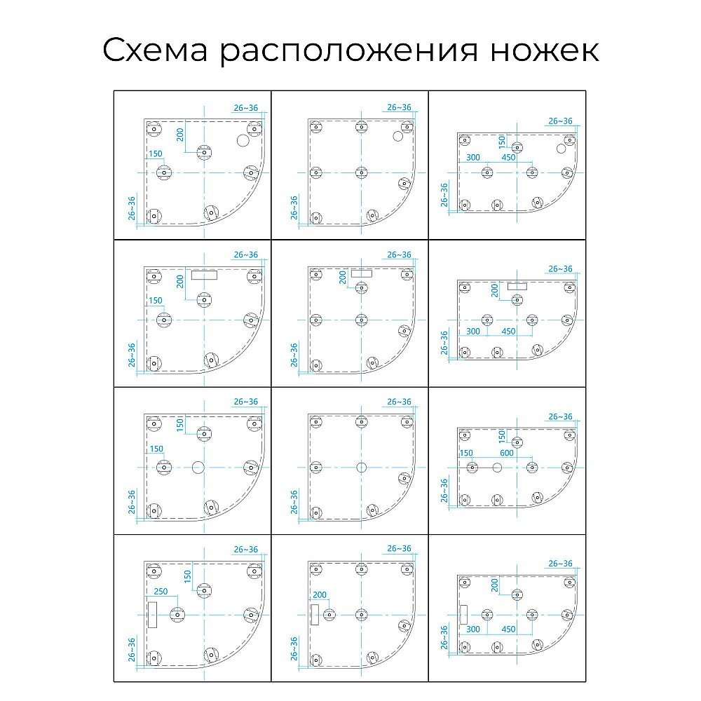 Душевой поддон RGW ST/R-G Stone Tray 16153099-02 90x90 графит купить в интернет-магазине Sanbest