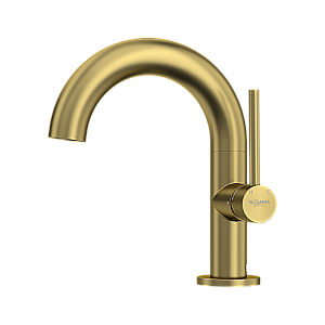 Смеситель для раковины Elghansa RADIANT XQ 1637181-MattGold матовое золото купить в интернет-магазине сантехники Sanbest