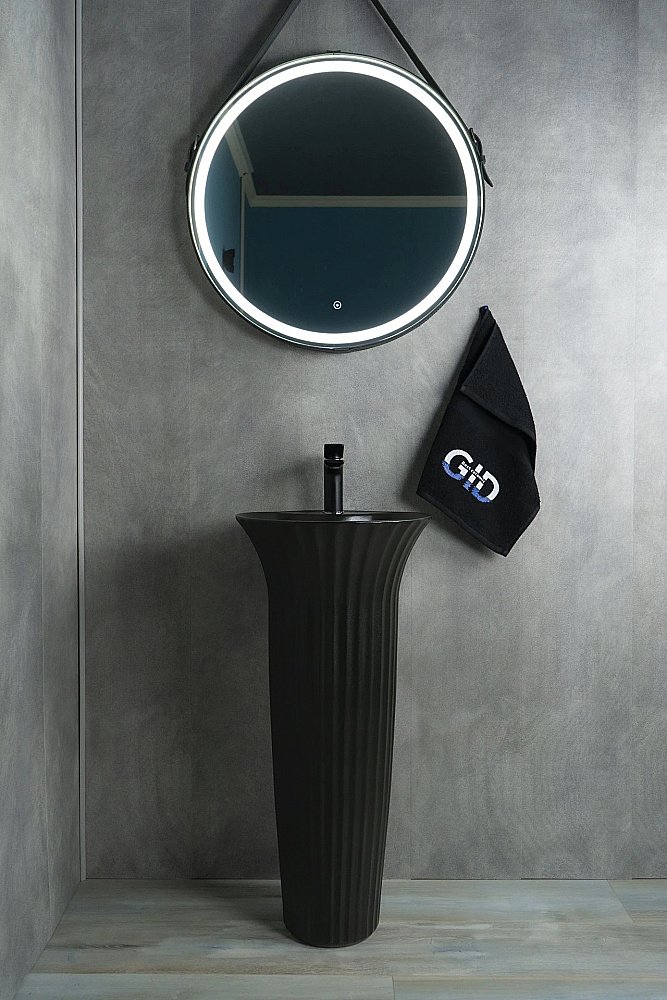 Раковина напольная Gid Autonomo 41 Nb132bg 81114 черная графит купить в интернет-магазине Sanbest