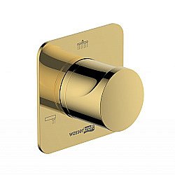 Дивертор Wasserkraft Neckar A278 3 выхода, золото для смесителя в интернет-магазине сантехники Sanbest