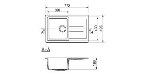 Мойка кухонная MIXLINE ML-GM31 537716 терракотовая купить в интернет-магазине сантехники Sanbest